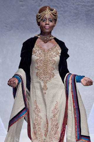 Sara Rohale Asghar at Pakistan Fashion Week London 2012