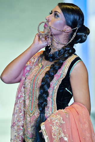 Sara Rohale Asghar at Pakistan Fashion Week London 2012