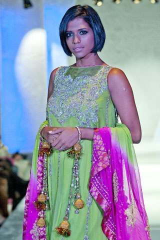 Sara Rohale Asghar at Pakistan Fashion Week London 2012