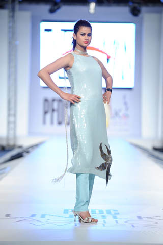 Tazeen Hassan at PFDC Sunsilk Fashion Week 2012 Day 1