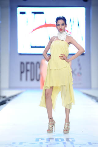 Tazeen Hassan at PFDC Sunsilk Fashion Week 2012 Day 1