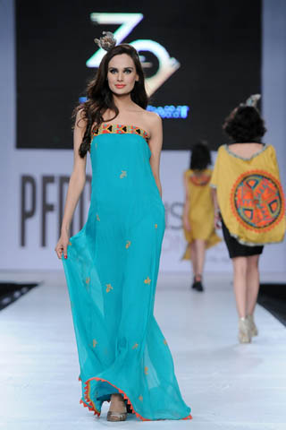 Zonia Anwaar at PFDC Sunsilk Fashion Week 2012 Day 2