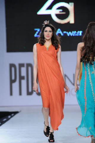 Zonia Anwaar at PFDC Sunsilk Fashion Week 2012 Day 2
