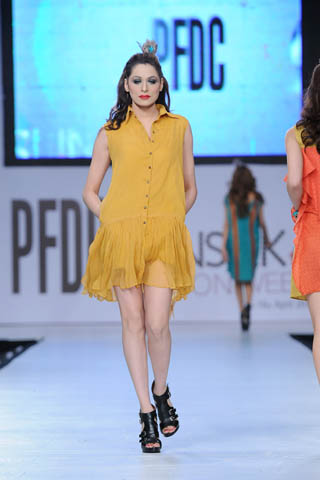 Zonia Anwaar at PFDC Sunsilk Fashion Week 2012 Day 2