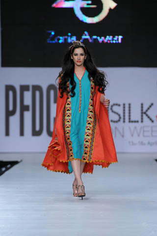 Zonia Anwaar at PFDC Sunsilk Fashion Week 2012 Day 2