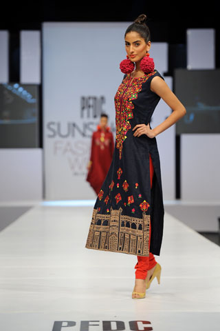 Akif Mahmood Collection at PFDC Sunsilk Fashion Week 2012 Karachi Day 1