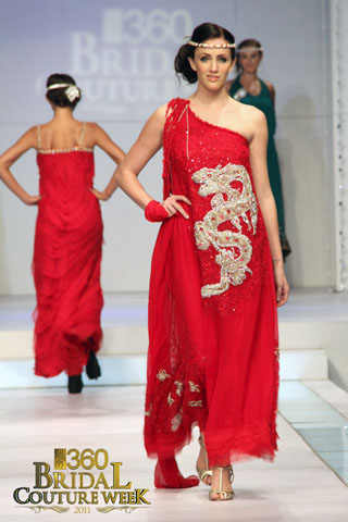 Ayesha & Somaiya at Bridal Couture Week 2011