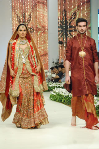 BNS Bina Sultan Collection at Pantene Bridal Couture Week 2011 Day 1