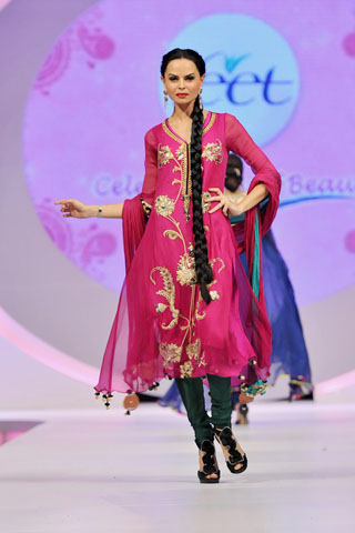 Fahad Hussayn's Collection at Veet Beauty Celebrations 2011