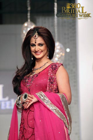 Hajra Hayat at Bridal Couture Week Day 2