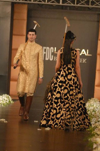 HSY at PFDC L'Oreal Paris Bridal Week 2011 - Day 1