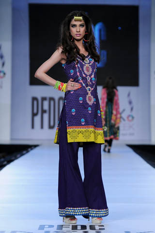 Karma Fabric by Al Zohaib Textiles at PFDC Sunsilk Fashion Week 2012 Day 2