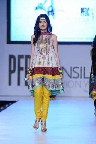 Karma Fabric by Al Zohaib Textiles at PFDC Sunsilk Fashion Week 2012 Day 2