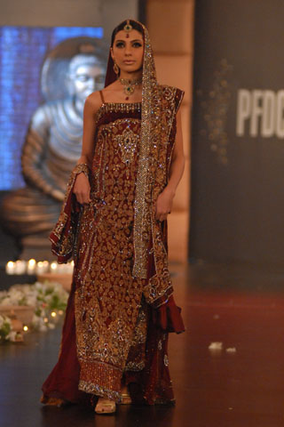 Sonia Azhar Collection PFDC L'Oreal Paris Bridal Week 2011