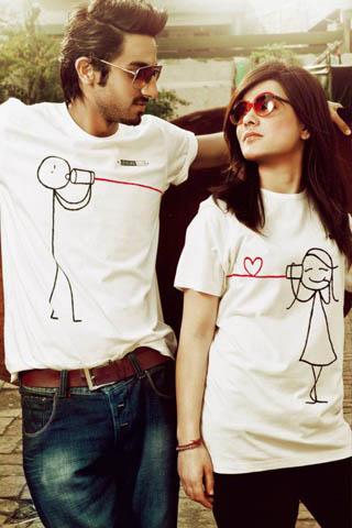 Valentine Day Special T-Shirts 2012 by Leisure Club