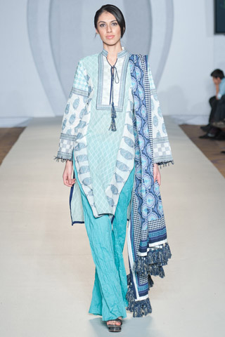 Al Karam Collection at PFW 3 London 2012
