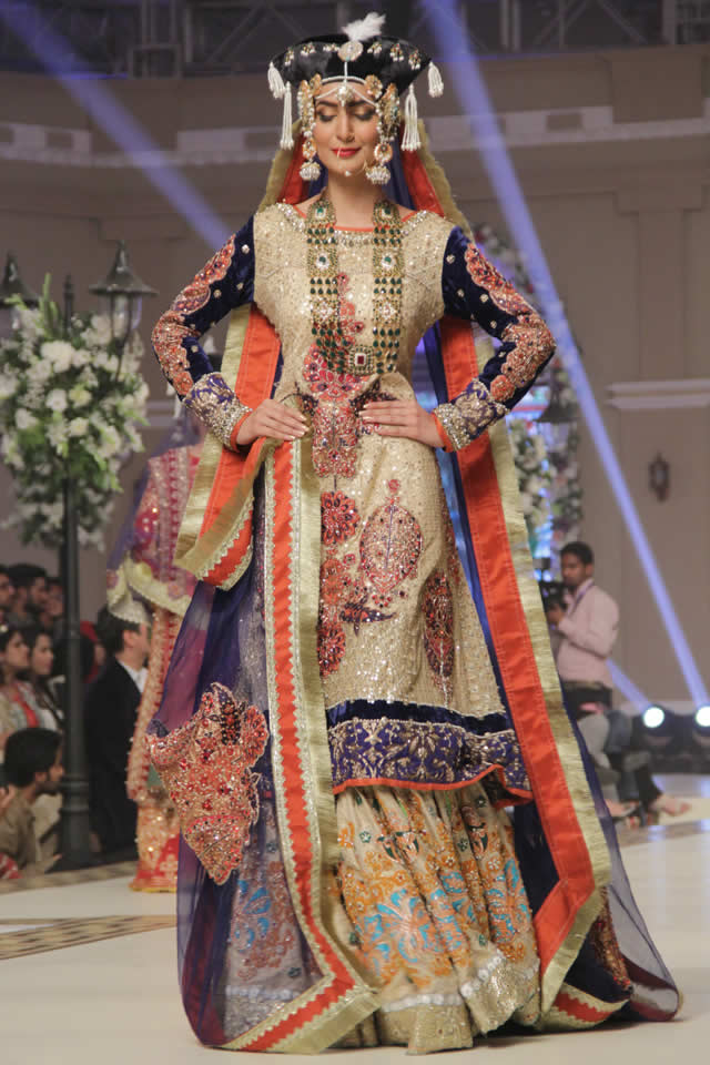 Bridal Mugal-e-Azam Collection by Ali Xeeshan 2014