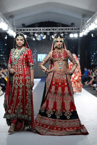 Ali Xeeshan Collection at L'Oreal Paris Bridal Week 2012 Day 2