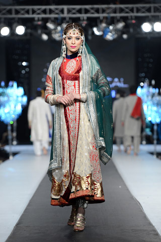 Ali Xeeshan Collection at L'Oreal Paris Bridal Week 2012 Day 2