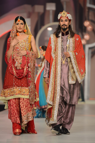 Amna Ajmal Collection at Pantene Bridal Couture Week 2013 Day 1
