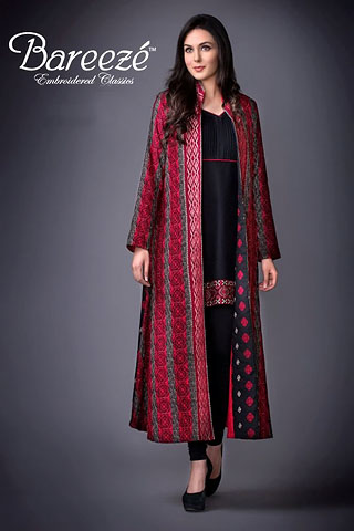 Embroidered Classic Winter Collection By Bareeze | Latest Winter Collection