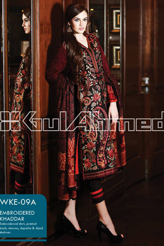 Embroidered Khaddar Fall/Winter Collection 2013 by Gul Ahmed