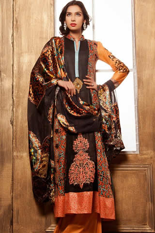 Fahad Hussayn Museum Collection 2013 by Ittehad Textiles