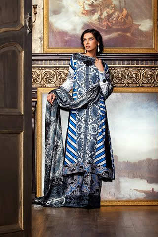 Fahad Hussayn Museum Collection 2013 by Ittehad Textiles
