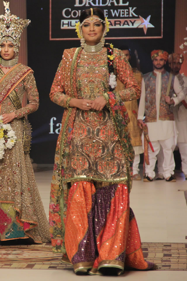 Fahad Hussayn 2014 Bridal Nautanki Rani Collection