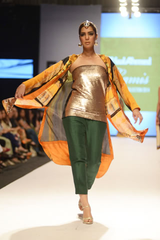 FPW Gul Ahmed Lamis Digital Silk 2014 Spring Collection