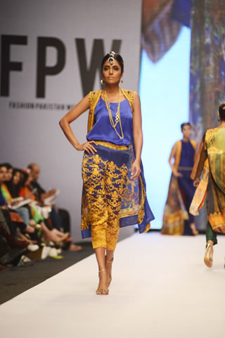 Spring Gul Ahmed Lamis Digital Silk 2014 Collection