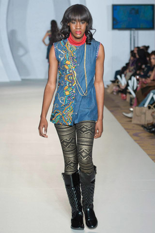 Hasina Khanani Collection at PFW 3 London 2012