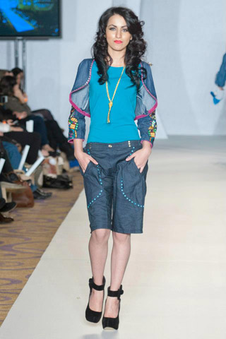 Hasina Khanani Collection at PFW 3 London 2012
