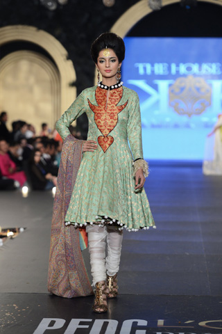 House of Kamiar Rokni Latest Formal Bridal 2013 PFDC Lâ€™Oreal Paris Collection