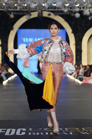 Formal Bridal Latest 2013 House of Kamiar Rokni PFDC Lâ€™Oreal Paris Collection