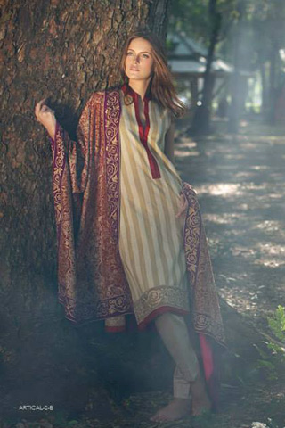 LSM Latest House of Zunn Shawl 2013 Collection