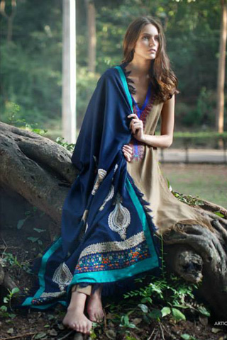 House of Zunn Shawl Latest LSM 2013 Collection