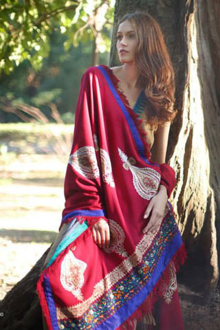 Latest LSM House of Zunn Shawl Collection