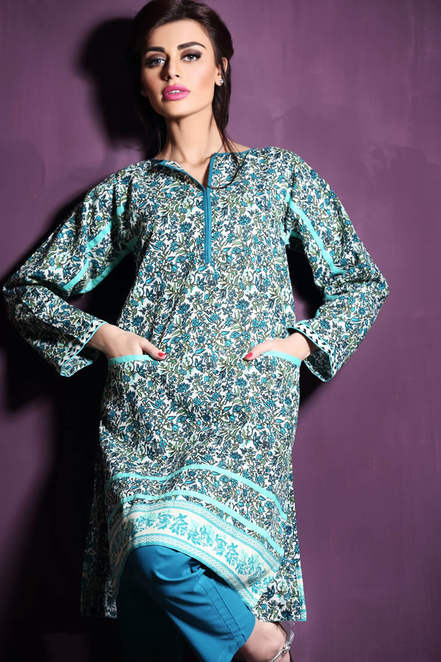 Winter 2014 Unstitched Khaadi Collection