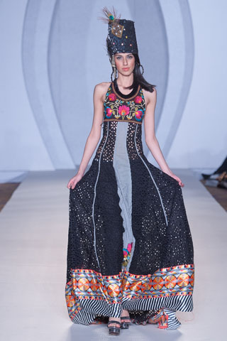 Lala Textiles Collection at PFW 3 London 2012