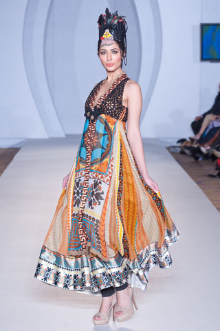 Lala Textiles Collection at PFW 3 London 2012