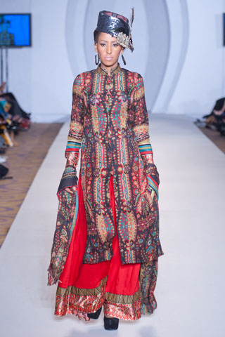 Lala Textiles Collection at PFW 3 London 2012