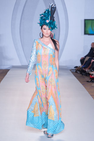 Lala Textiles Collection at PFW 3 London 2012