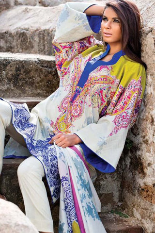 Latest Summer Lawn Collection 2013 by Sana Safinaz