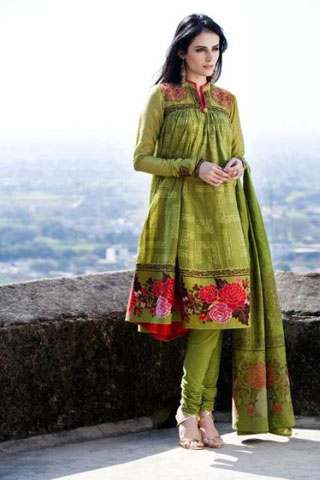 Latest Virsa Jacquard Lawn Prints Collection 2012 by Fivestar