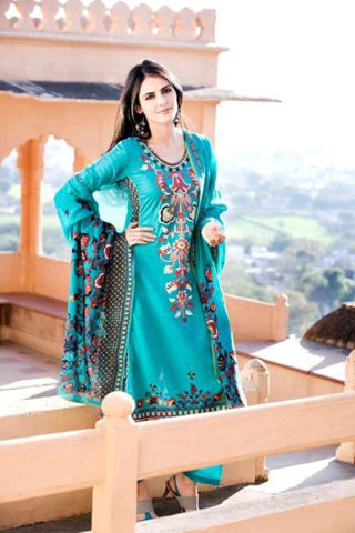 Latest Virsa Jacquard Lawn Prints Collection 2012 by Fivestar
