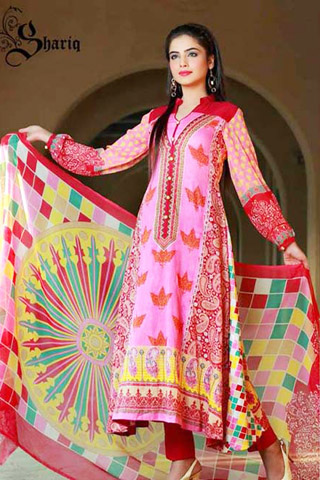 Libas Crinkle Lawn 2014 Shariq Textiles Collection