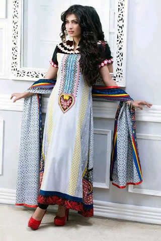 Mahnoor Spring Lawn Collection 2013 by Al-Zohaib Textiles