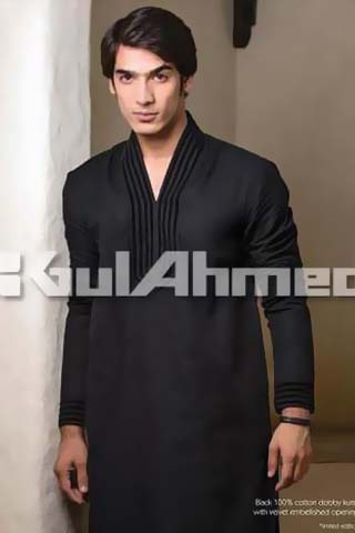Men's Kurta Shalwar Collection 2012 by Gul Ahmed