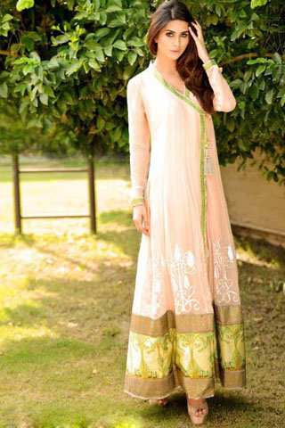 Nida Azwer Eid Collection 2013, Latest Eid Dresses 2013 by Nida Azwer